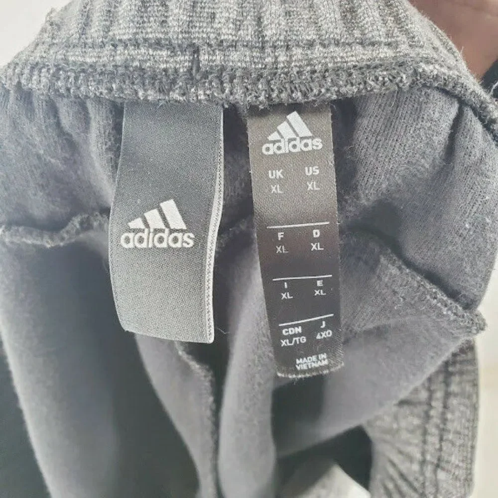 Adidas Mens Charcoal Elastic Waist Pull On Activewear Athletic Shorts Size‎ XL